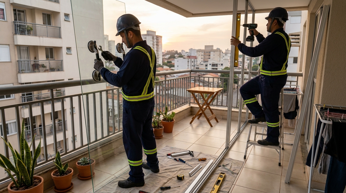 Divisórias em Vidro em Canhema, Diadema‑SP