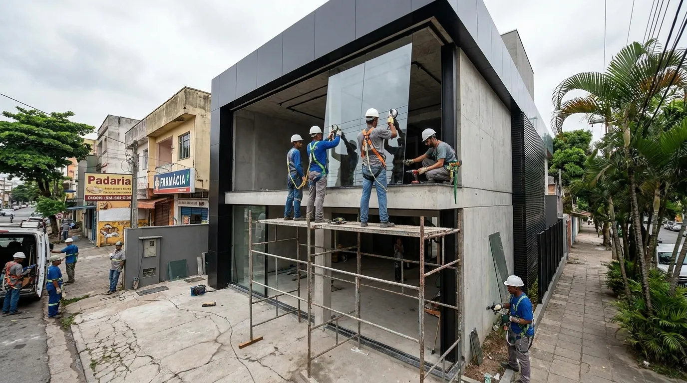 Fachadas para Lojas e Empresas em Diadema‑SP