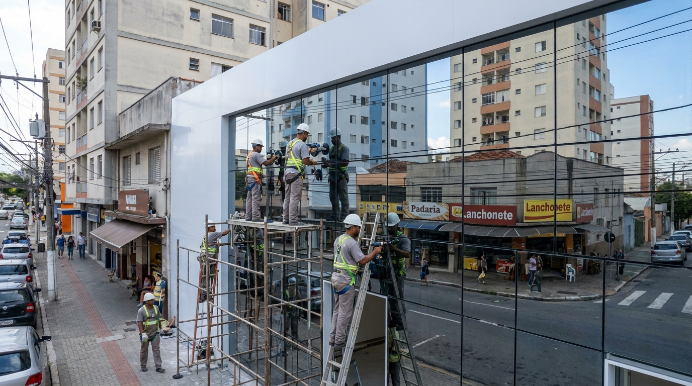 Fechamentos em Vidro em Canhema, Diadema‑SP