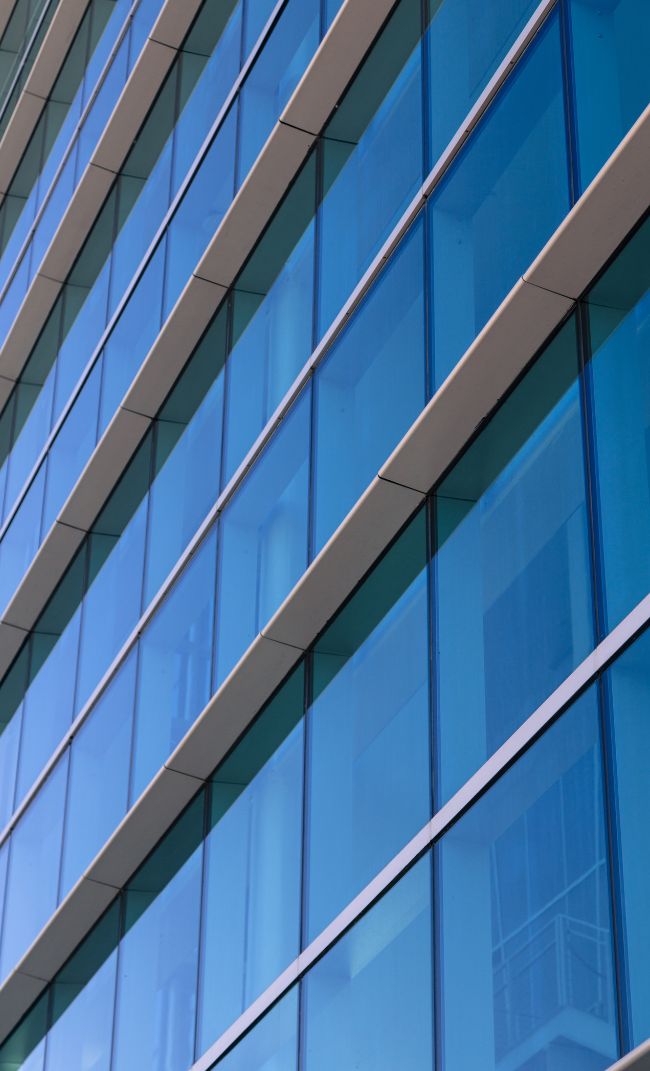 fachada de vidro em Diadema